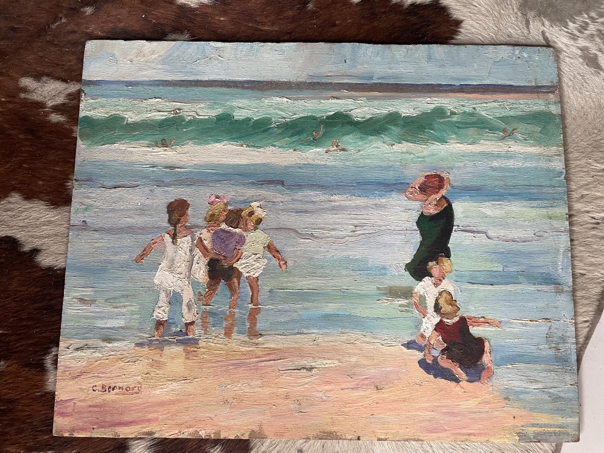 Model Boats And Children By Claude Bernard -photo-6