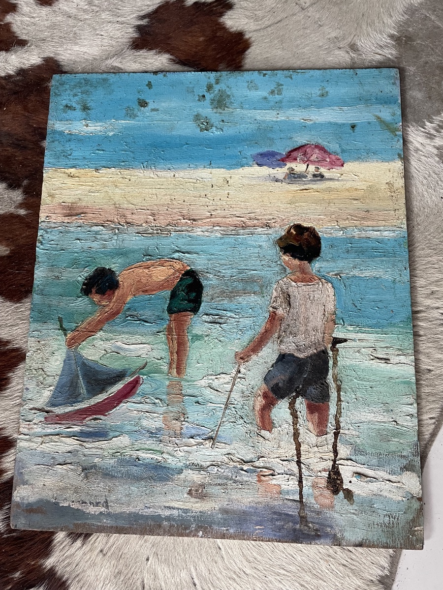 Model Boats And Children By Claude Bernard -photo-7