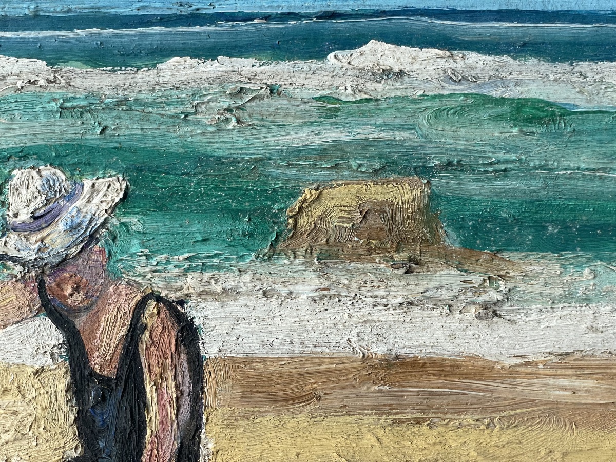 Mother And Child On Claude Bernard Beach -photo-6