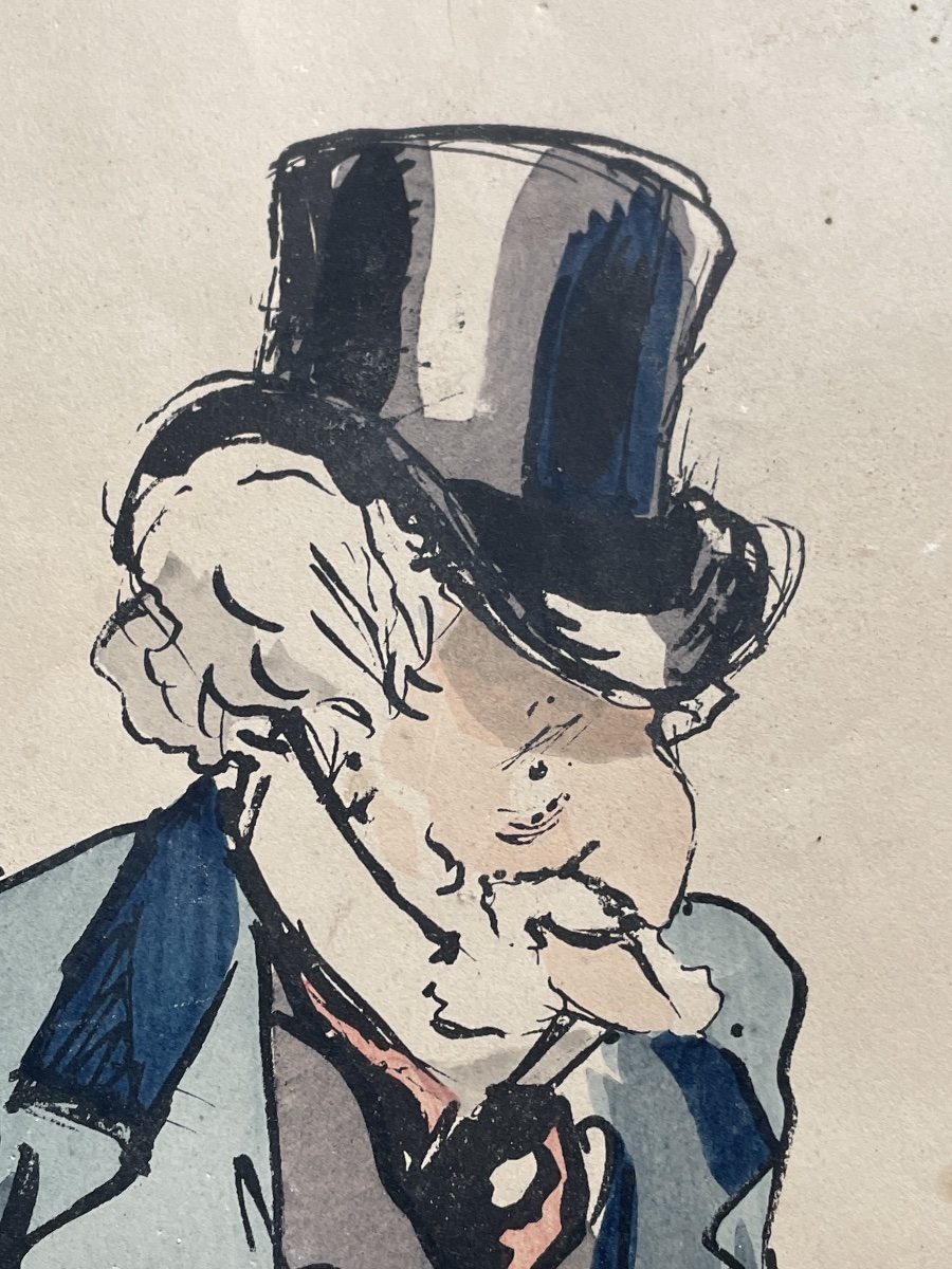 Homme au chapeau de SEM ( Georges  Goursat ) -photo-2