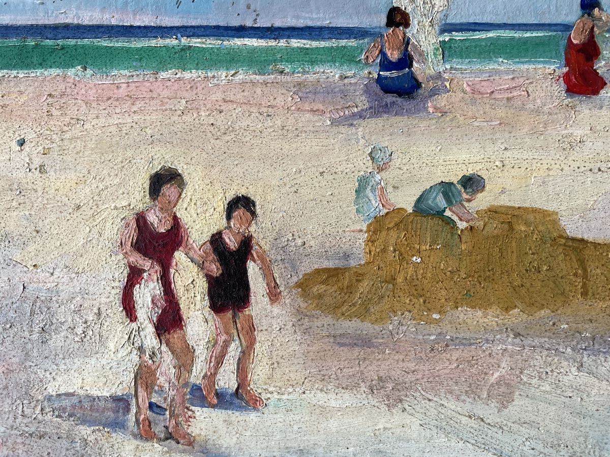 The Beach And The Pile Of Sand By Claude Bernard -photo-2