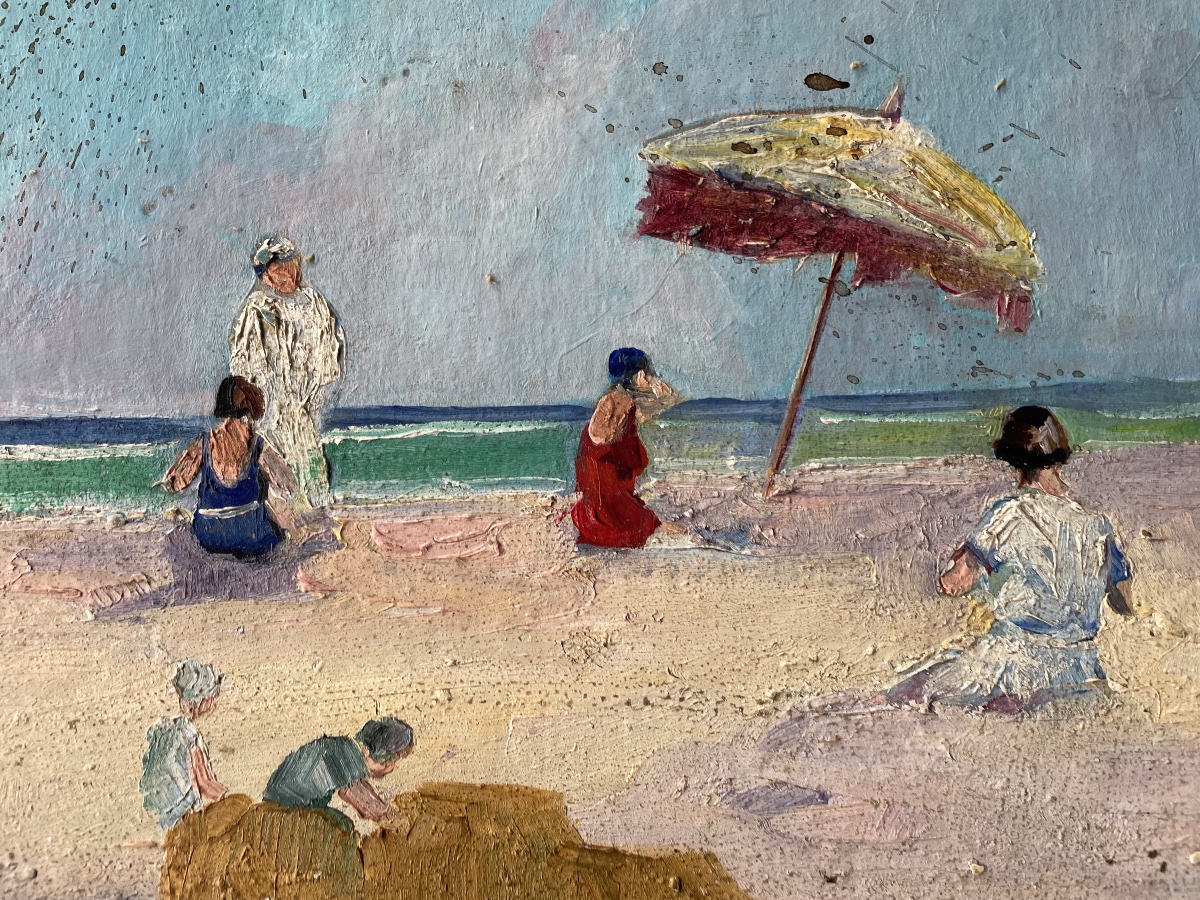 The Beach And The Pile Of Sand By Claude Bernard -photo-3