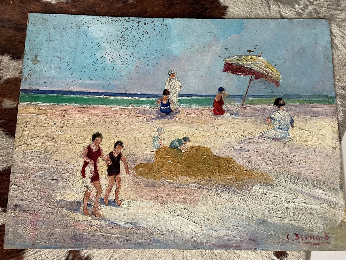 The Beach And The Pile Of Sand By Claude Bernard -photo-4