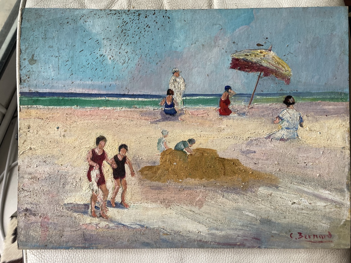 The Beach And The Pile Of Sand By Claude Bernard -photo-6
