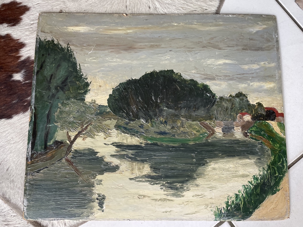 Paysage à l’étang 
