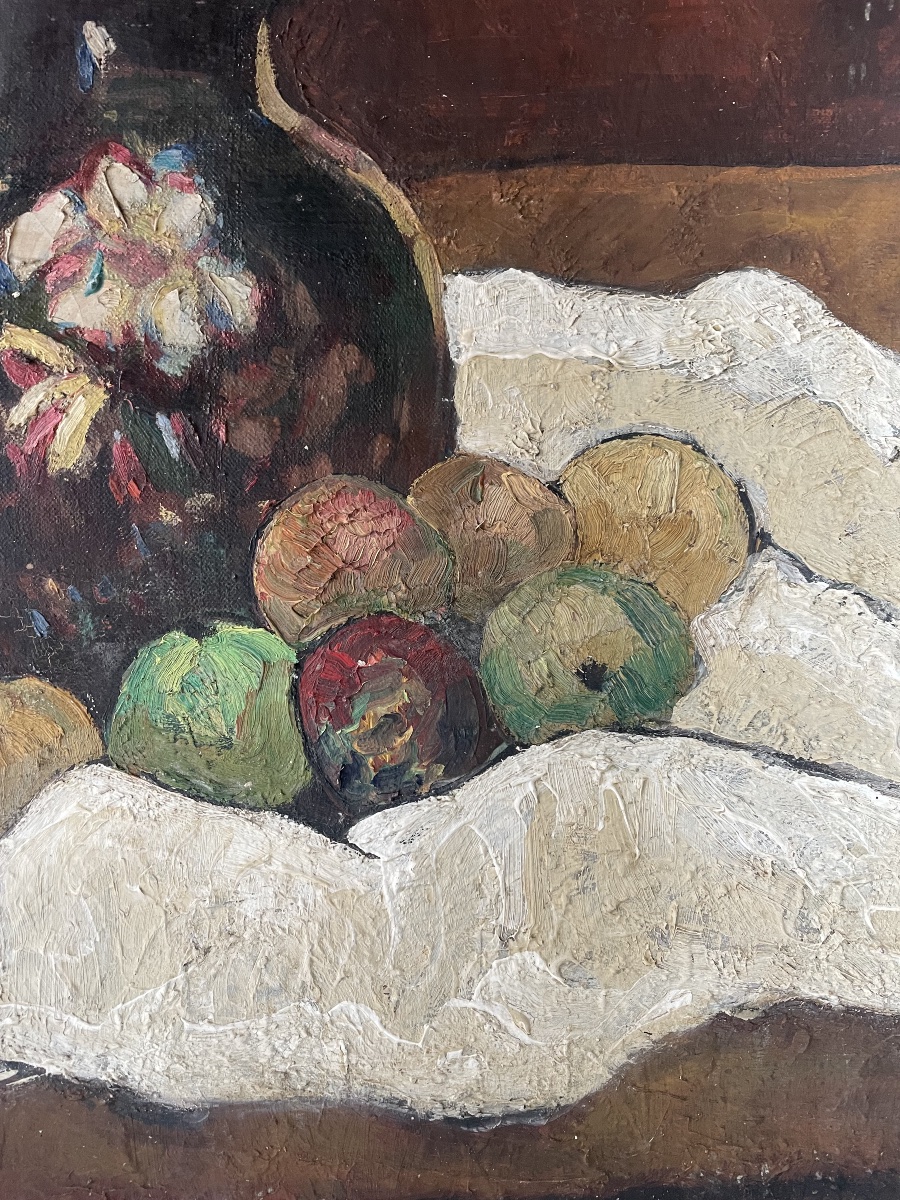 Nature morte aux Vases et fruits -photo-3