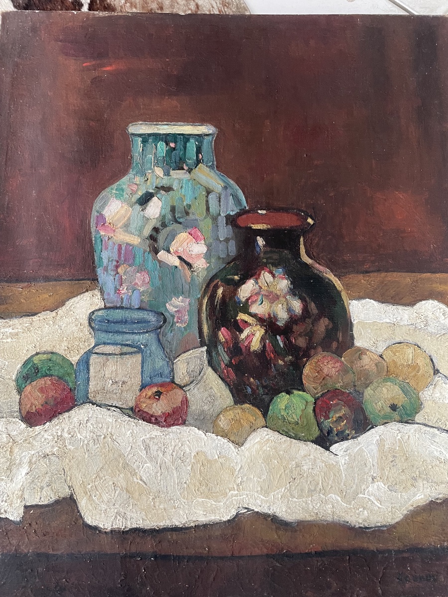 Nature morte aux Vases et fruits -photo-4
