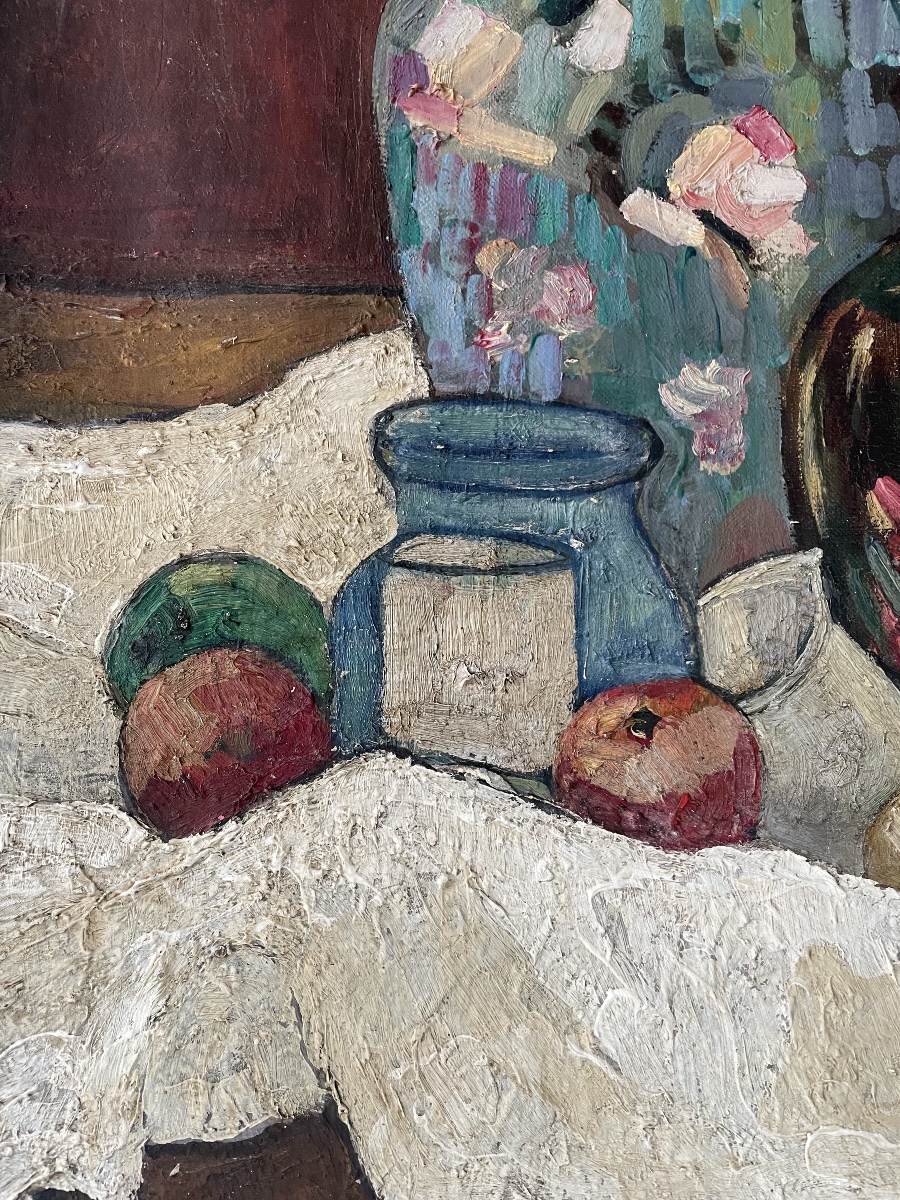 Nature morte aux Vases et fruits -photo-6