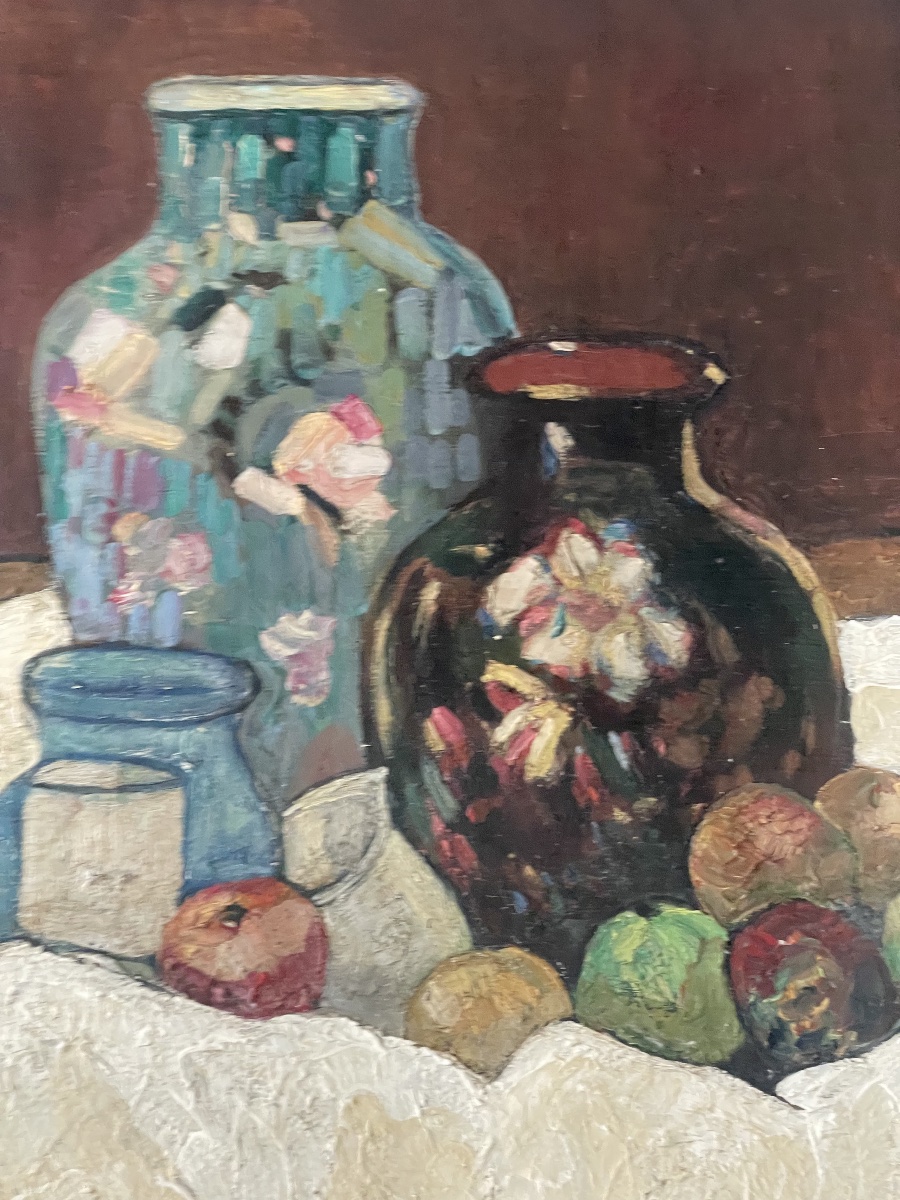 Nature morte aux Vases et fruits 