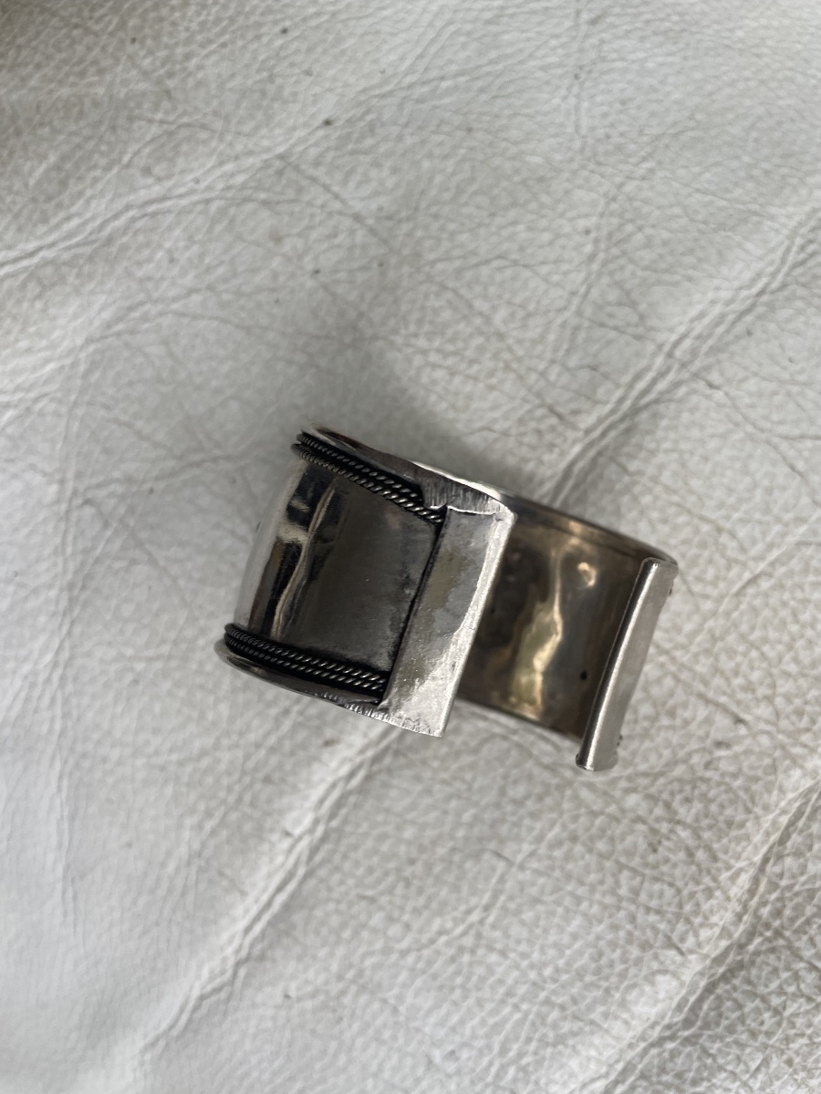 Bracelet argent et pierre dure -photo-1