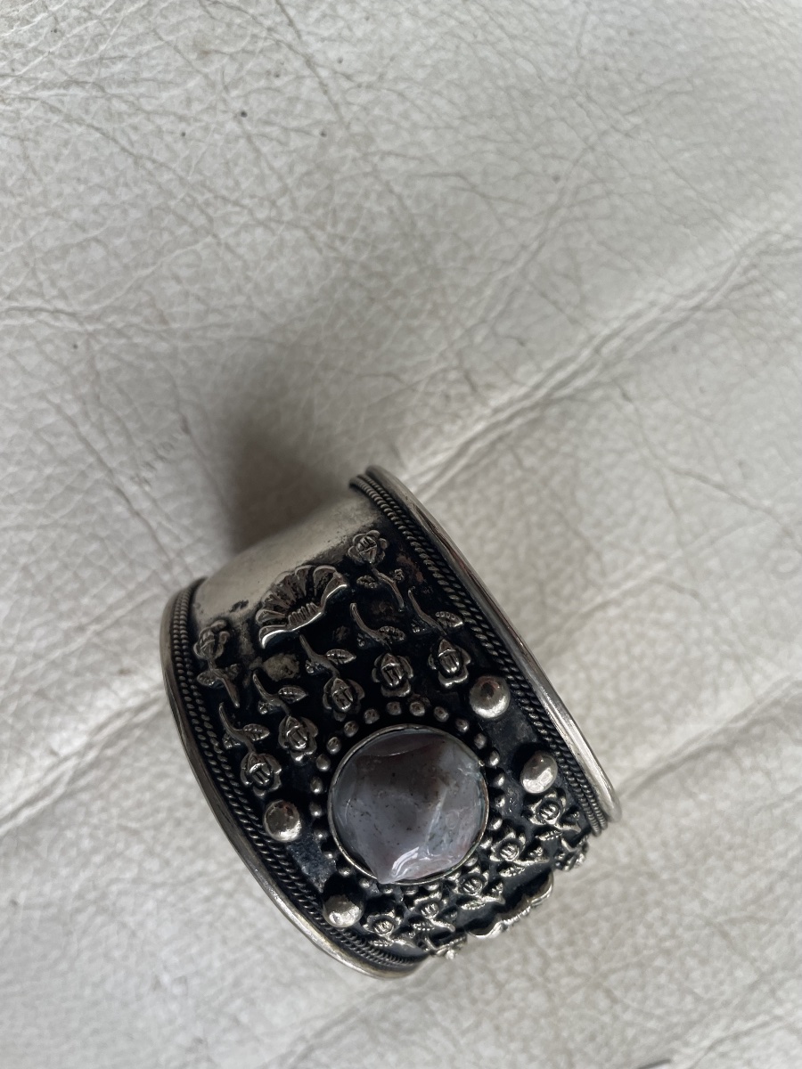 Bracelet argent et pierre dure -photo-5