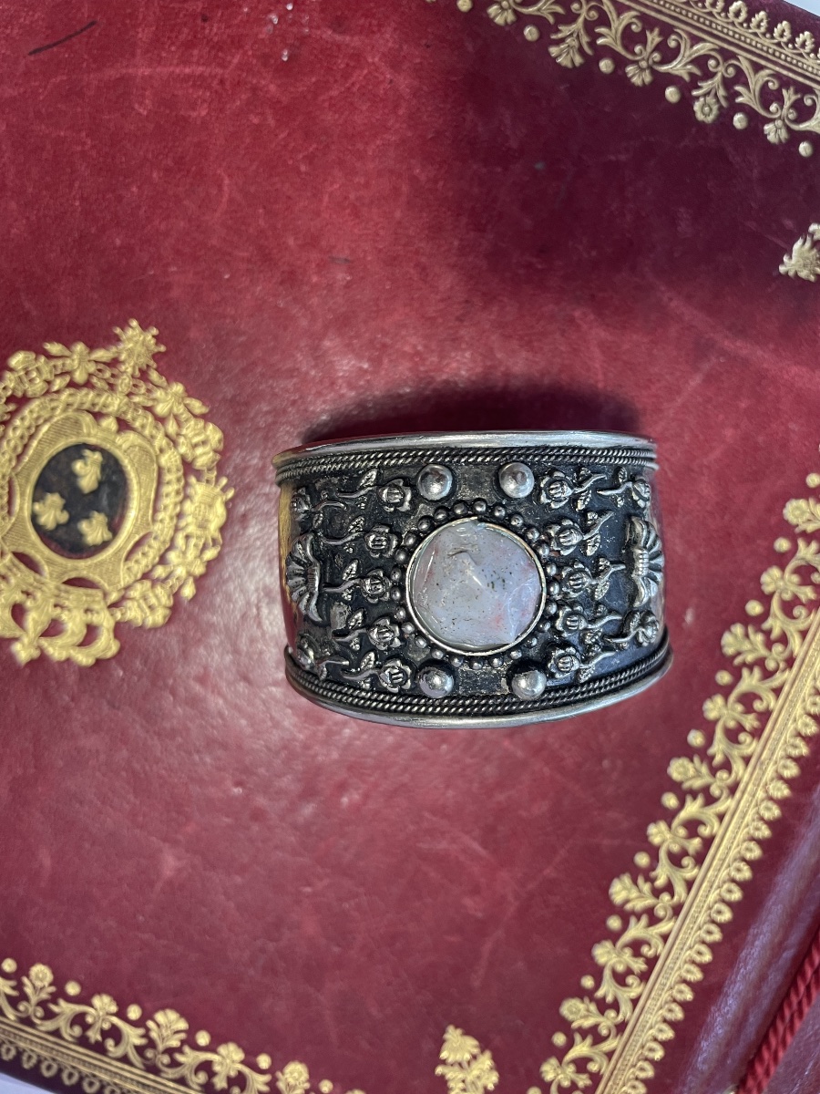 Bracelet argent et pierre dure -photo-6