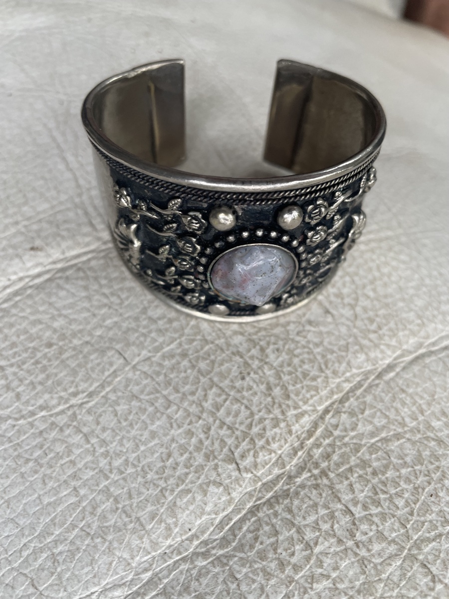 Bracelet argent et pierre dure -photo-7