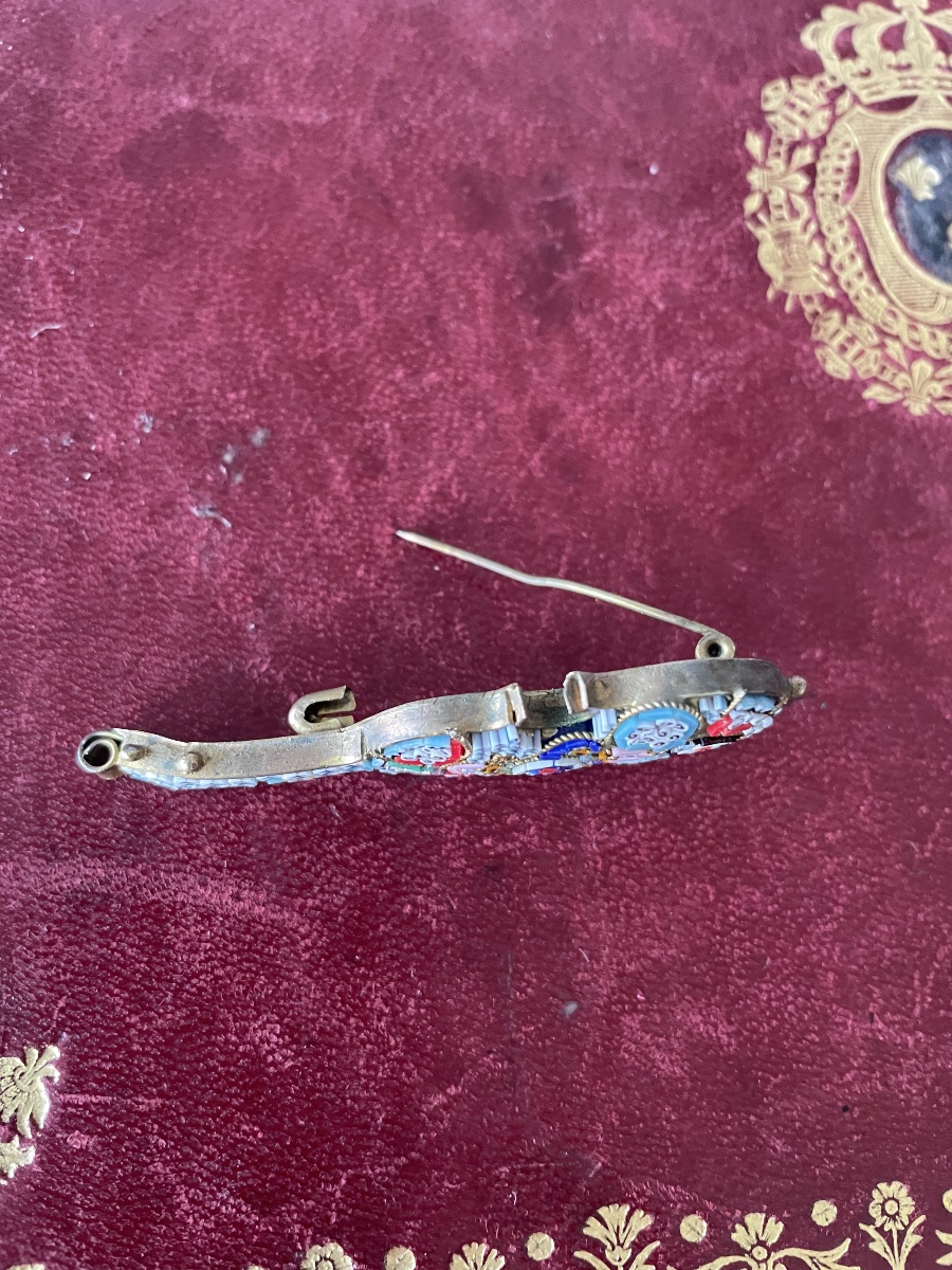 Broche violon mosaïque -photo-3