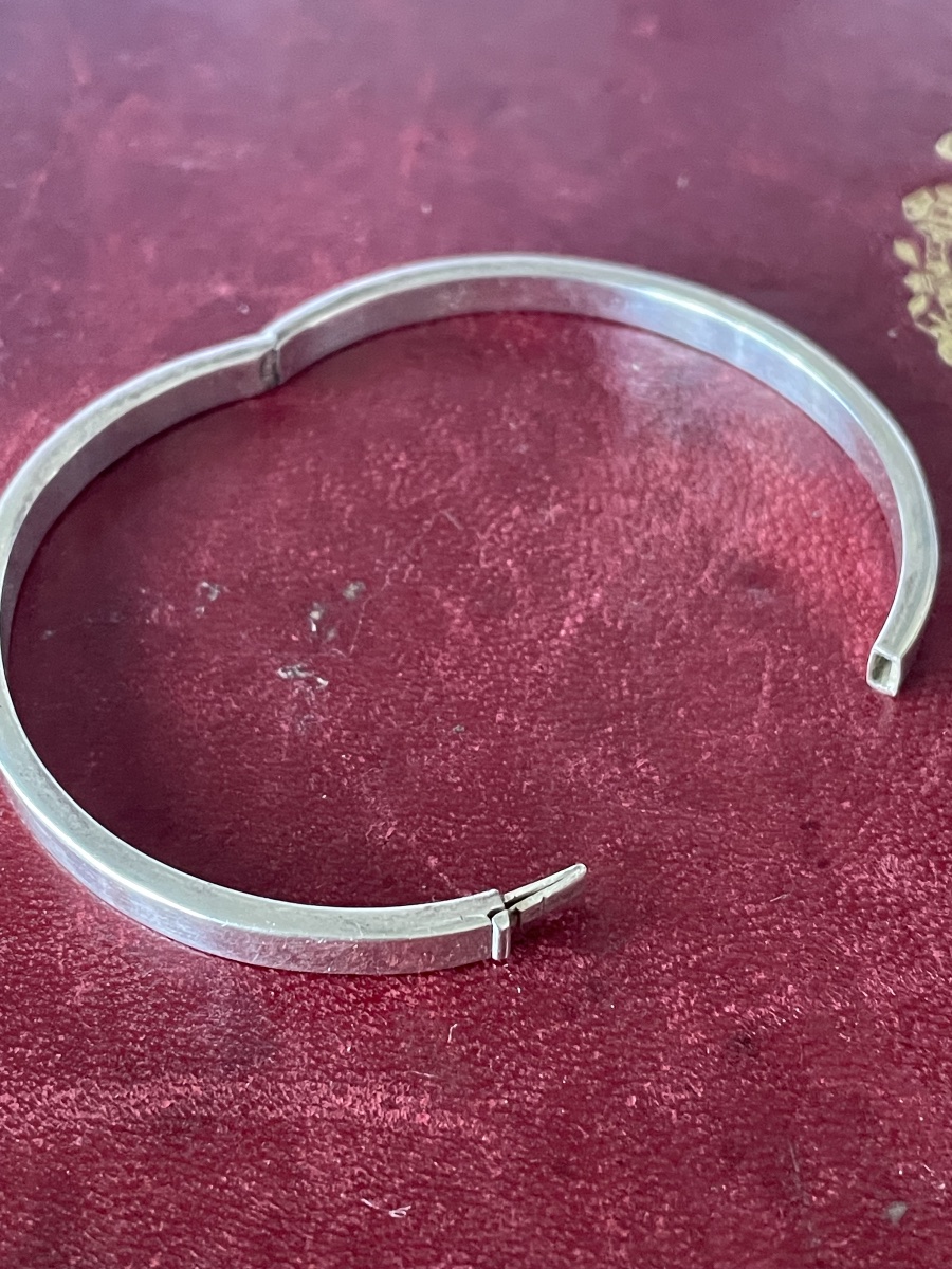 Bracelet jonc argent -photo-4