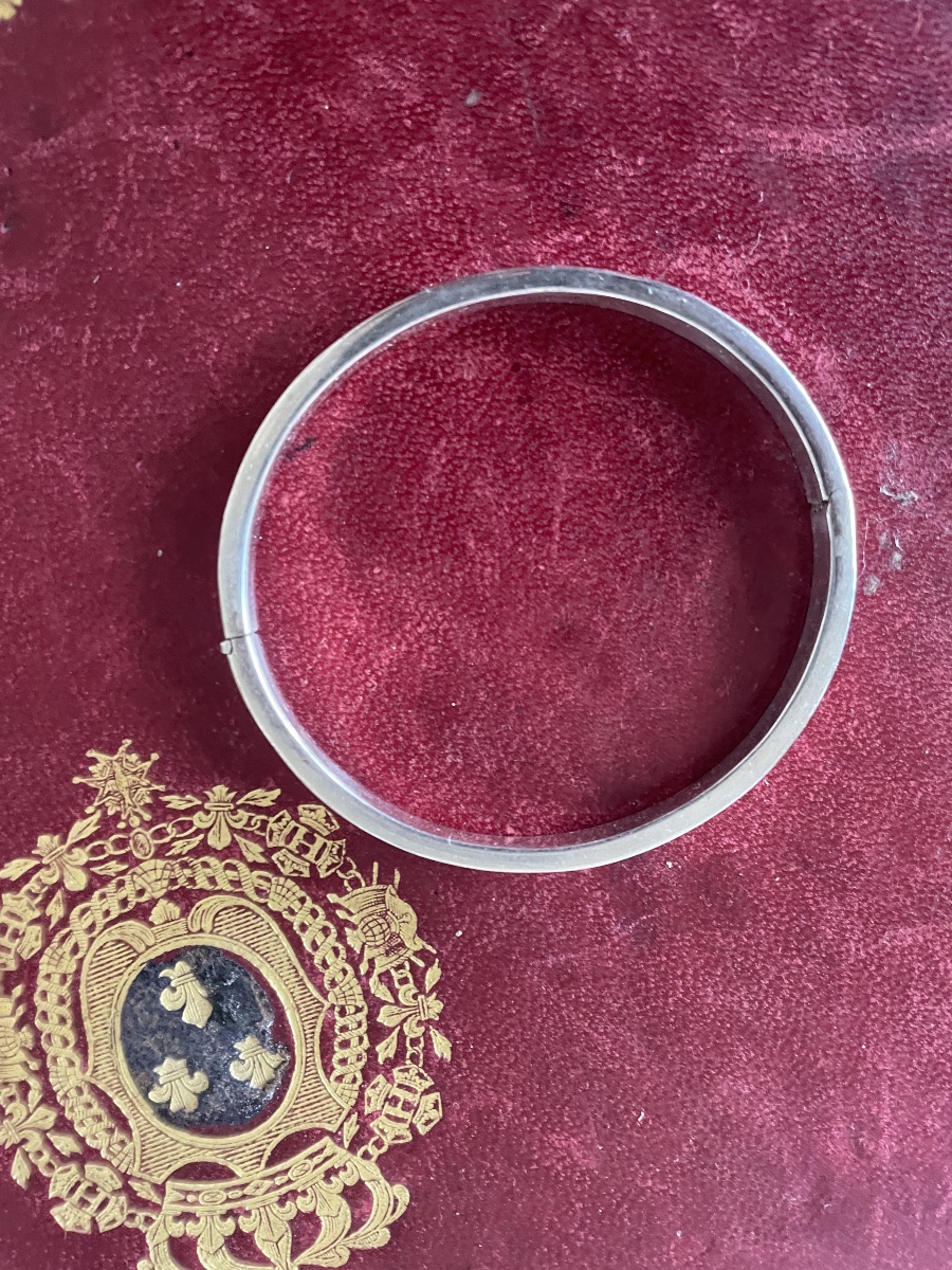 Bracelet jonc argent -photo-5
