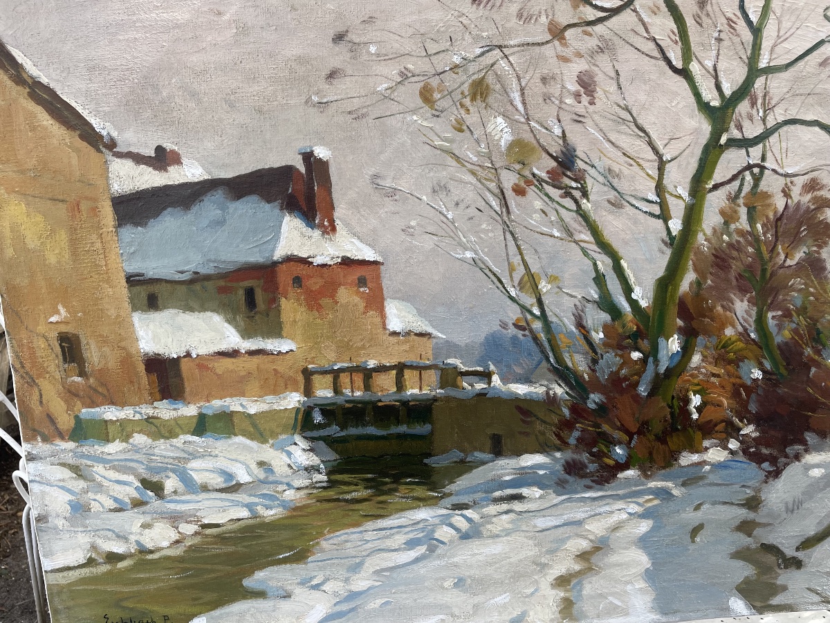 Paysage de neige de Paul Eschbach -photo-1