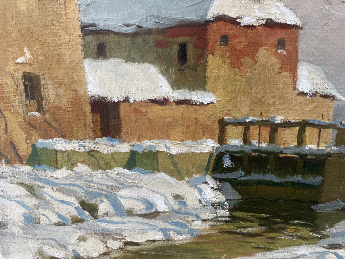 Paysage de neige de Paul Eschbach -photo-3