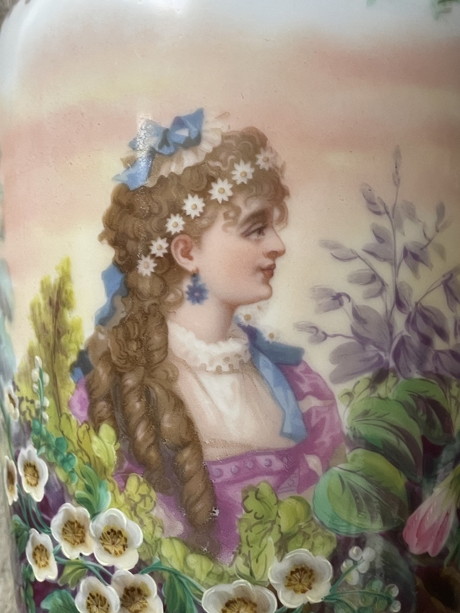 Large 19th-century Porcelain Vase -photo-5