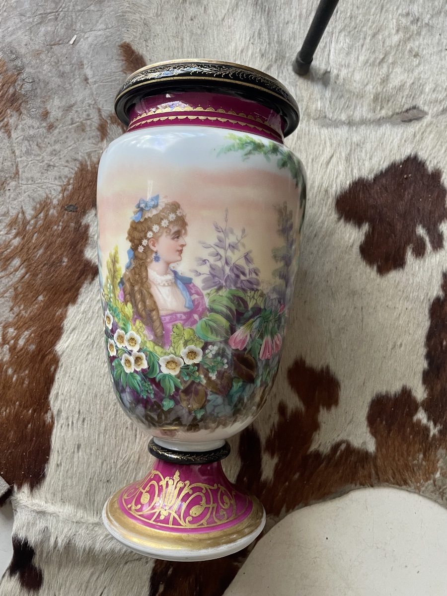 Large 19th-century Porcelain Vase -photo-6