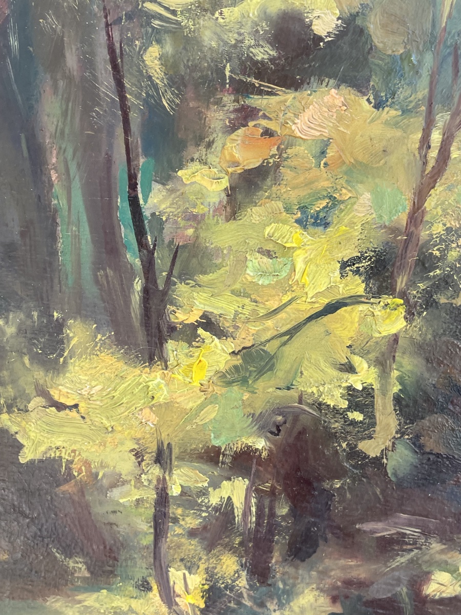 Sunlit Woodland By émile Stahl -photo-2