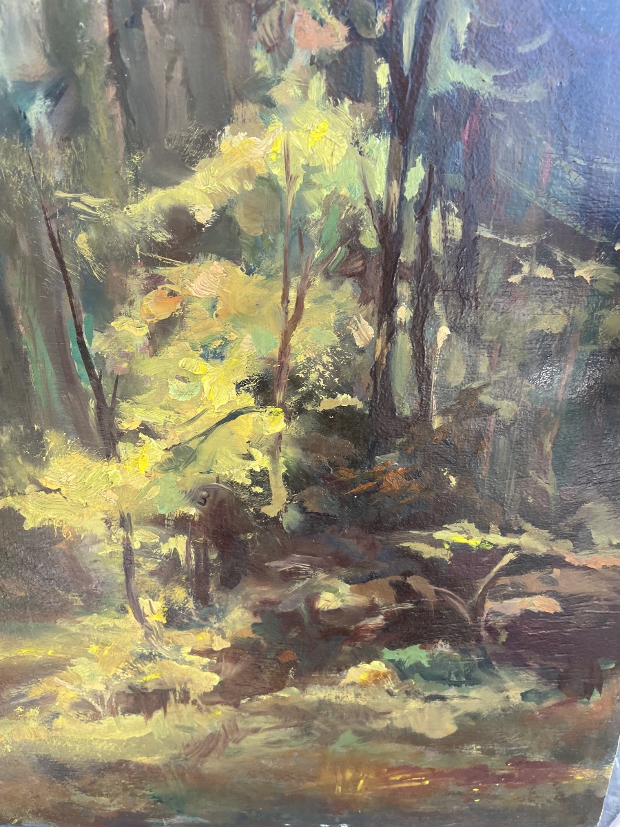Sunlit Woodland By émile Stahl -photo-4