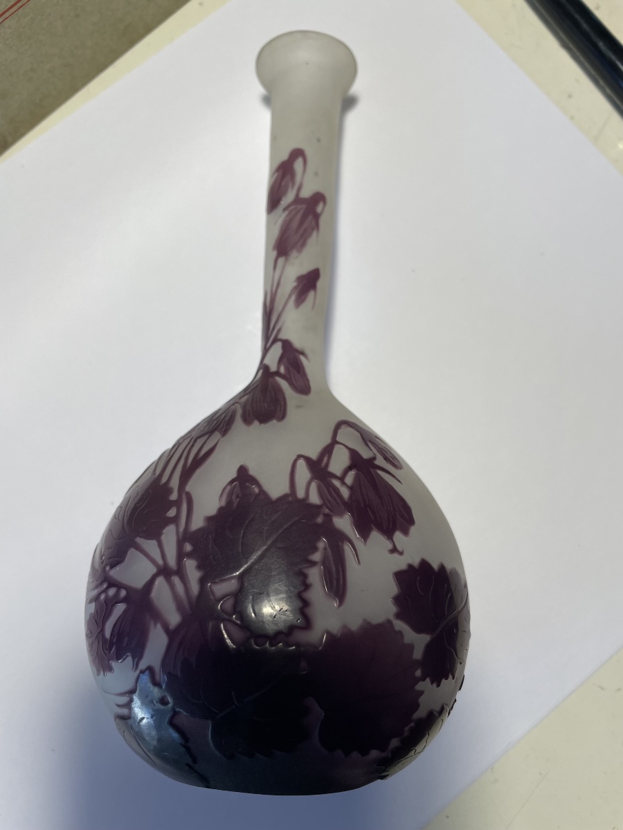 Vase soliflore de Gallé Émile -photo-4