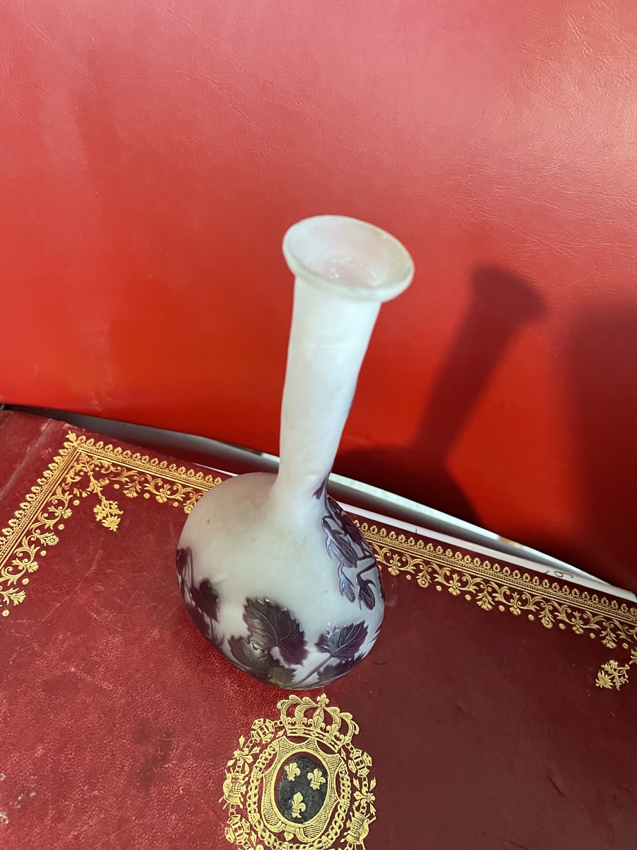 Vase soliflore de Gallé Émile -photo-6