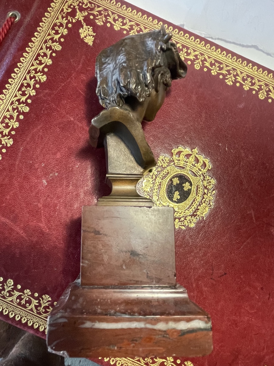 Bronze la rieuse Napolitaine de Carpeaux -photo-4