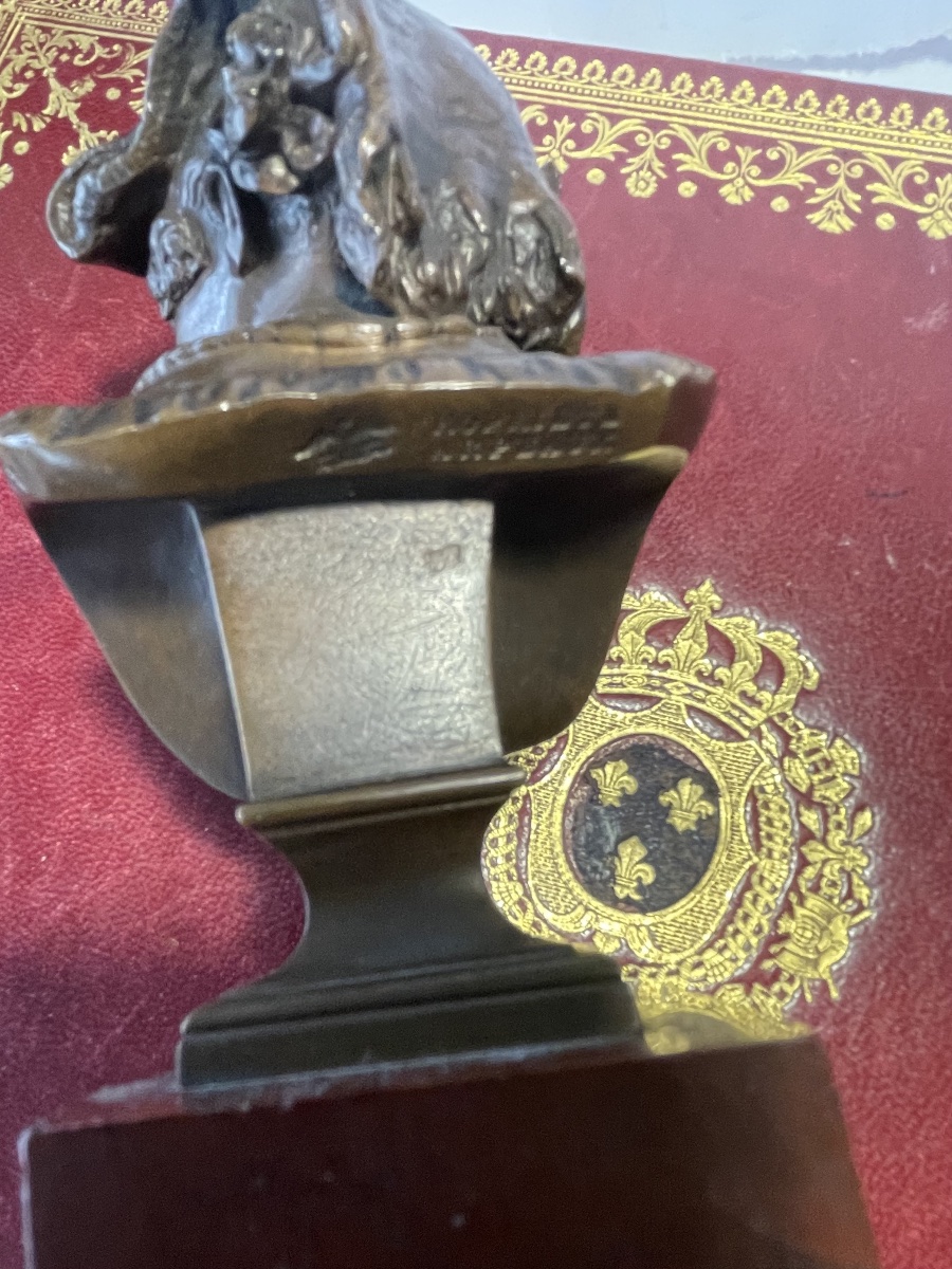 Bronze la rieuse Napolitaine de Carpeaux -photo-3