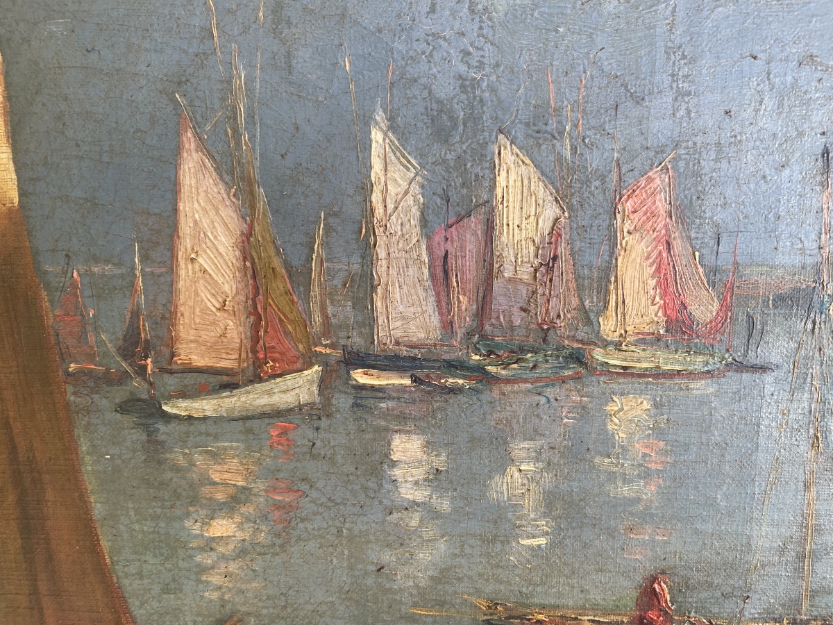 Retour de pêche à Douarnenez de Gaston Pottier -photo-3