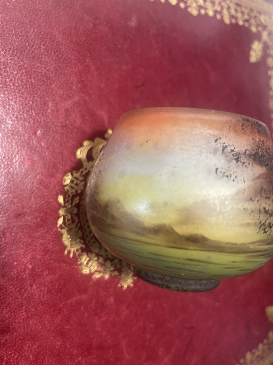 Petit vase en Pâte de verre de peynaud -photo-3