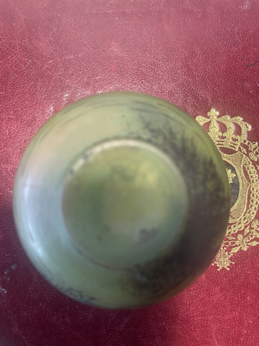 Petit vase en Pâte de verre de peynaud -photo-7