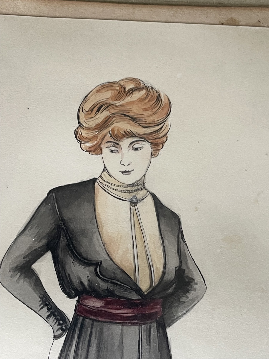 Tableau de mode de Georges Leonnec -photo-3