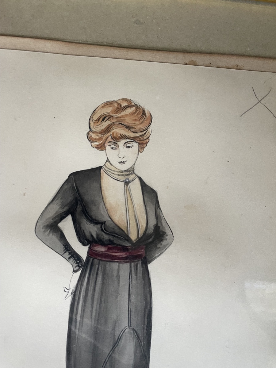 Tableau de mode de Georges Leonnec -photo-4