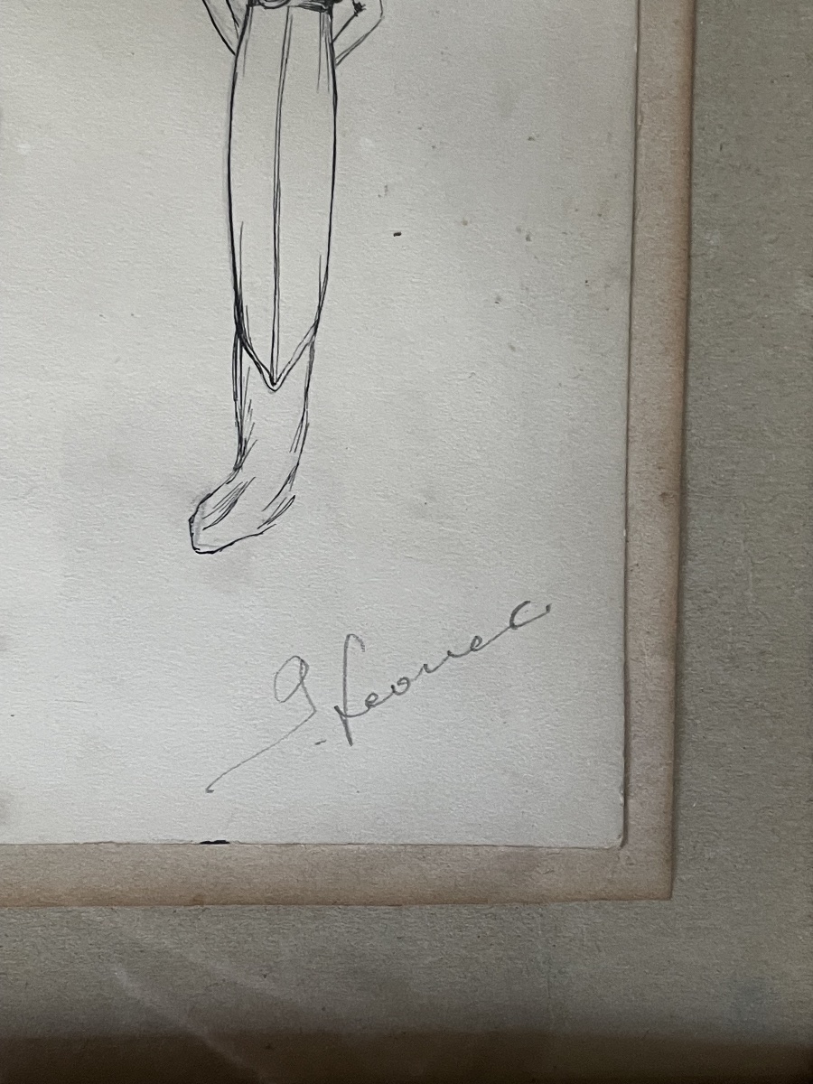 Tableau de mode de Georges Leonnec -photo-2