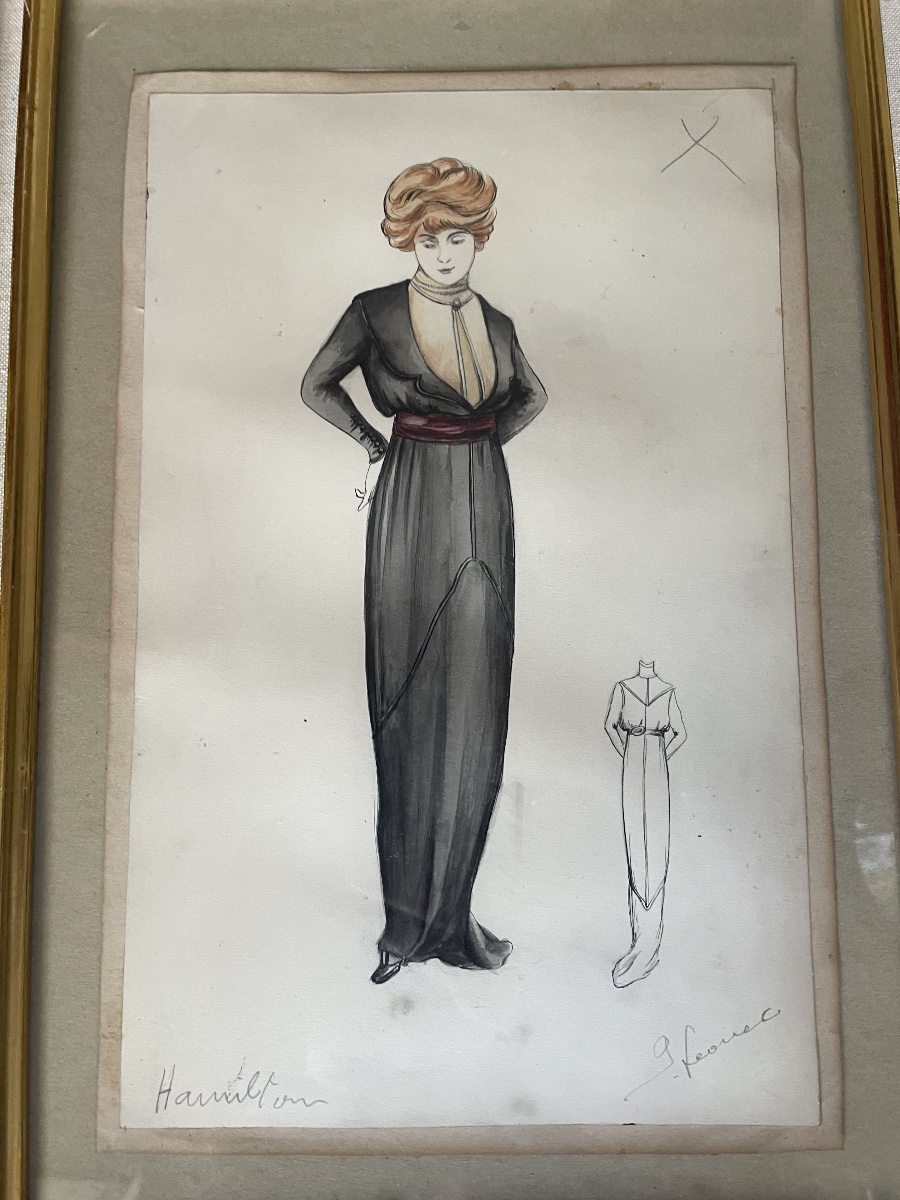 Tableau de mode de Georges Leonnec -photo-5