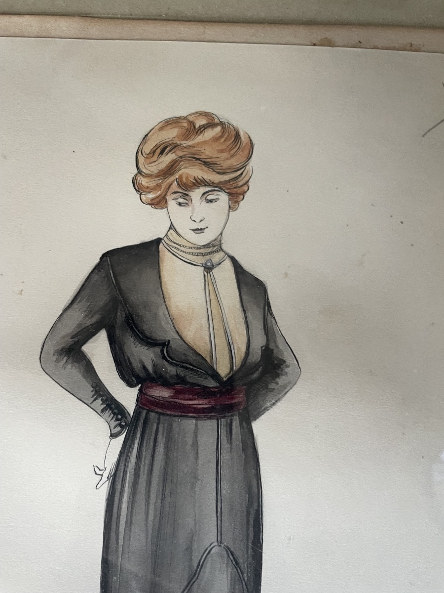 Tableau de mode de Georges Leonnec -photo-6