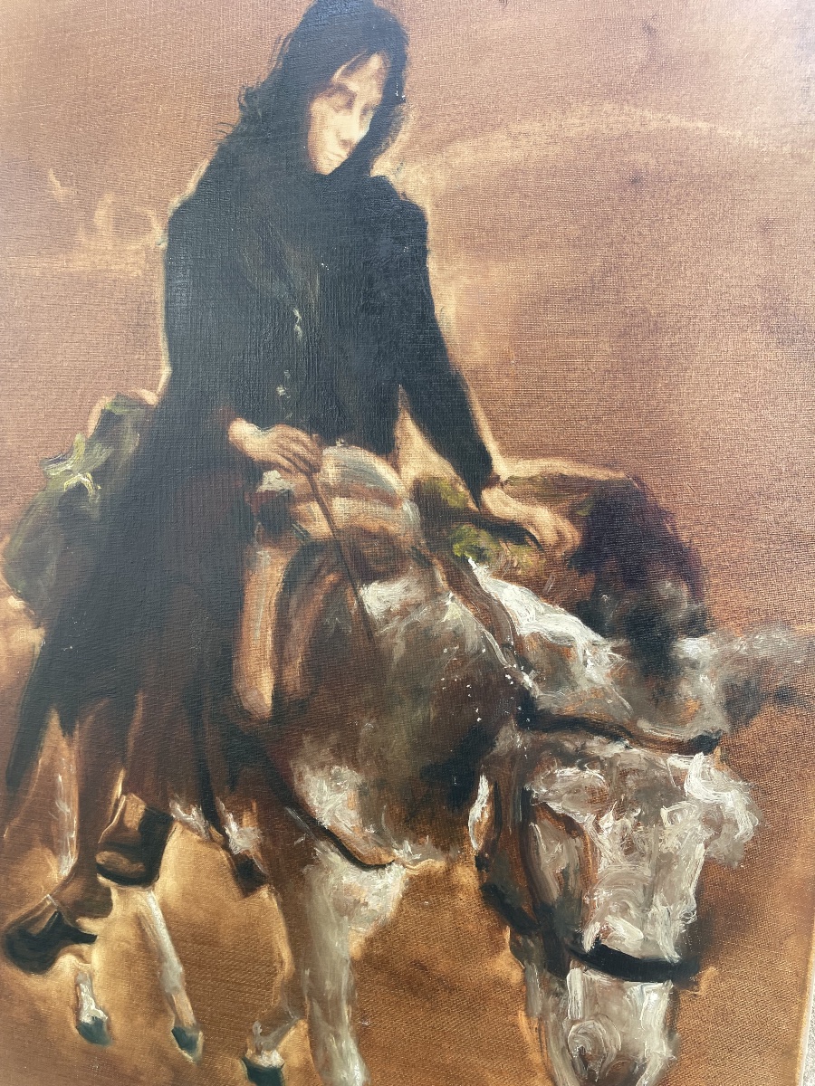 Retour du marché avec bourrico -photo-3