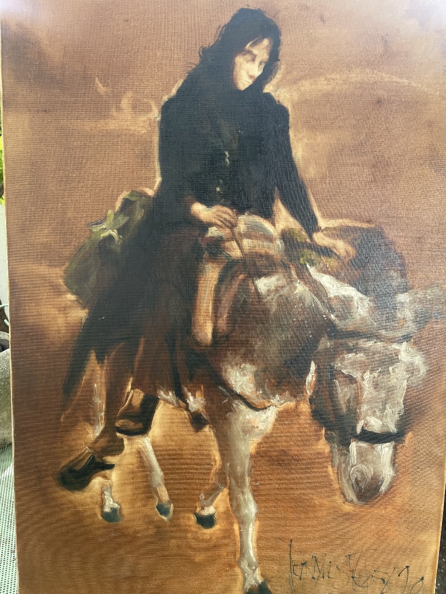 Retour du marché avec bourrico -photo-4