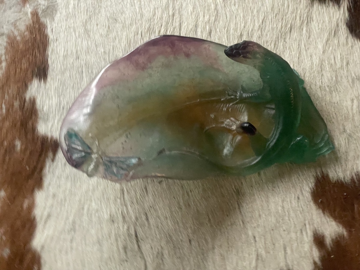 Daum "au Lézard" Glass Paste Trays -photo-8