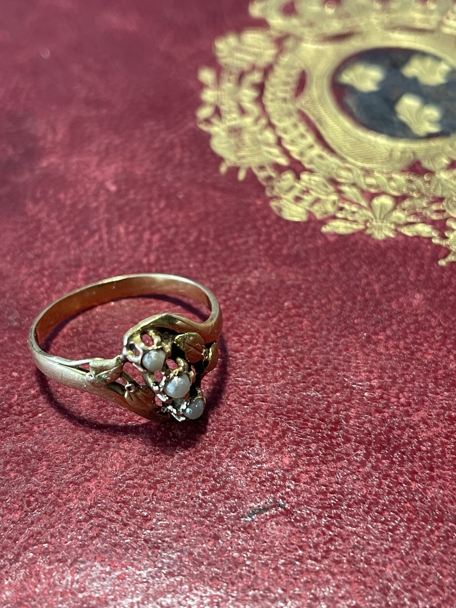 Bague or et perles -photo-7