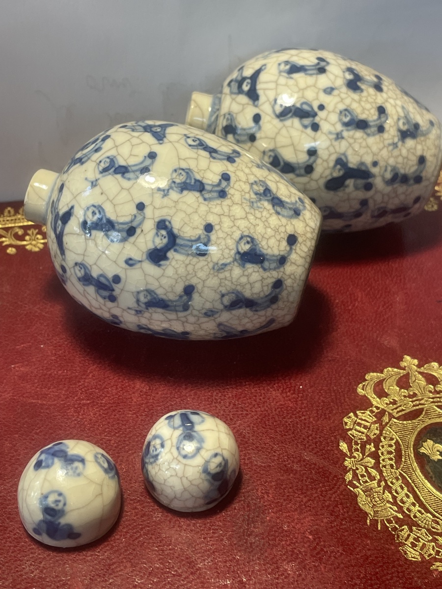 Vases miniature chinois aux mille garçons -photo-4