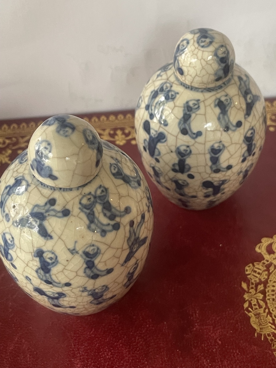 Vases miniature chinois aux mille garçons -photo-7