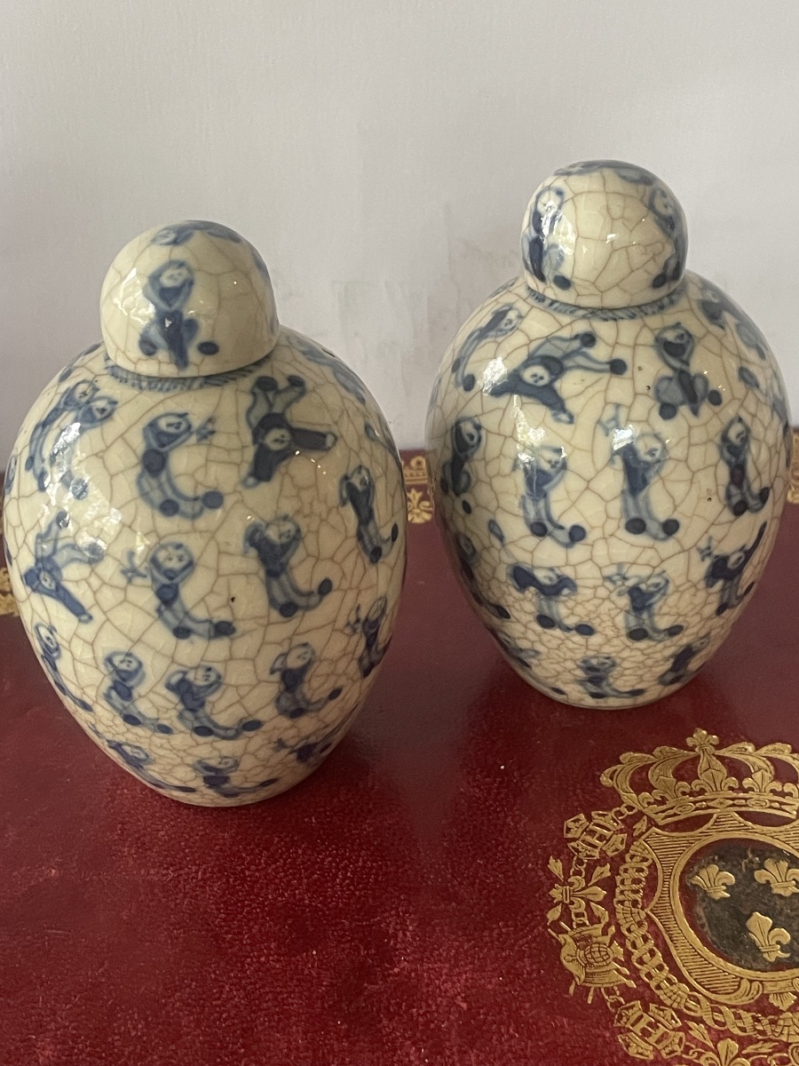 Vases miniature chinois aux mille garçons -photo-8