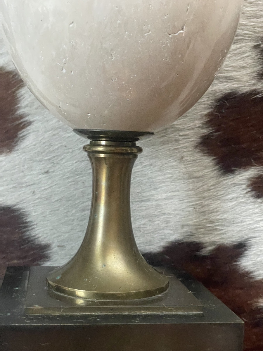 Lampe œuf d’autruche maison Charles -photo-1