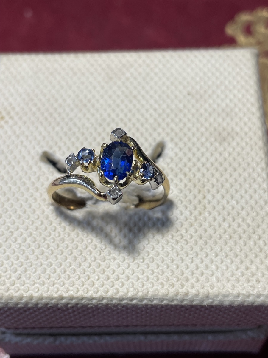 Gold And Rose Diamond Ring -photo-2