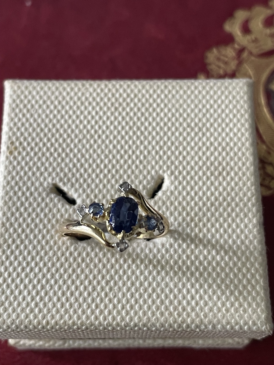Gold And Rose Diamond Ring -photo-4