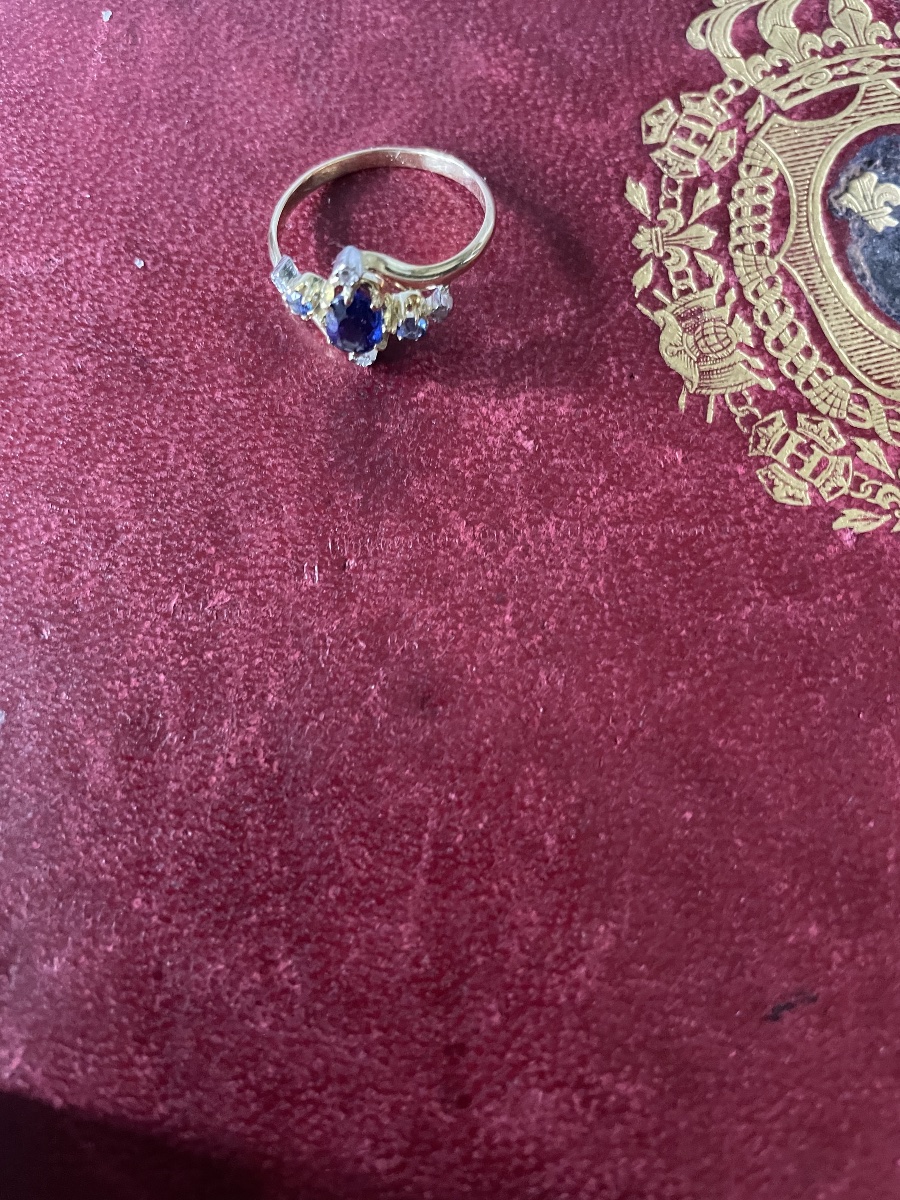 Gold And Rose Diamond Ring -photo-1