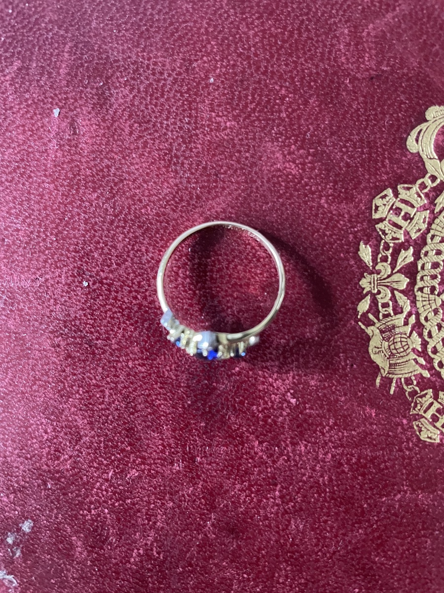 Gold And Rose Diamond Ring -photo-2